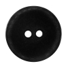 Black Flat Plastic Button - 50L/32mm | Mood Fabrics