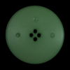Shamrock Green Textured 4-Hole Button - 54L/34mm - Detail | Mood Fabrics
