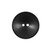 Black Plastic 2 Hole Button - 36L/22mm | Mood Fabrics