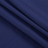 Luminous Navy Stretch Knit Piqued Jacquard - Folded | Mood Fabrics