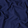 Luminous Navy Stretch Knit Piqued Jacquard | Mood Fabrics