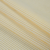 Yellow Candy Striped Seersucker - Folded | Mood Fabrics