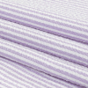 Lilac Candy Striped Seersucker - Folded | Mood Fabrics