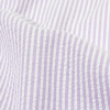 Lilac Candy Striped Seersucker - Detail | Mood Fabrics