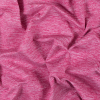 Heathered Cherry Stretch Polyester Jersey | Mood Fabrics