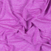 Heathered Neon Fuchsia Stretch Polyester Jersey | Mood Fabrics