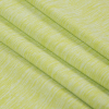 Heathered Lime Stretch Polyester Jersey - Folded | Mood Fabrics