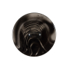 Black Semi-Transparent Plastic Button - 40L/25mm - Detail | Mood Fabrics