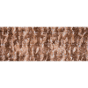 Beige and White Printed and Embossed Stretch Faux Fur - Full | Mood Fabrics
