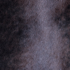 Black and Gray Striped Stretch Faux Rabbit Fur - Detail | Mood Fabrics