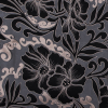 Black and Gold Floral Burn-out | Mood Fabrics