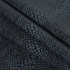 Black and Gray Stretch Python Printed Woven - Folded | Mood Fabrics