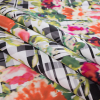 Oscar de la Renta Multi-Color Floral Printed Silk Faille - Folded | Mood Fabrics