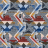Multicolor Tribal Rayon Tweed | Mood Fabrics