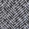 Italian Black and Gray Herringbone Wool Blend - Detail | Mood Fabrics