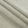 Italian Green and Metallic Silver Blended Wool Tweed - Folded | Mood Fabrics