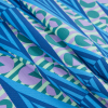 Blue, Green and Purple Geometric Printed Cotton Woven - Folded | Mood Fabrics