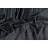 Black Stretch Faux Leather with Gray Suede Backing - Full | Mood Fabrics