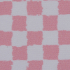 Oscare de la Renta Peony Pink Checkered Stretch Silk Crepe de Chine - Detail | Mood Fabrics