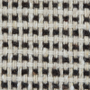 Italian Ecru and Moro Checkerd Wool Blend - Detail | Mood Fabrics