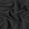 Italian Black Blended Wool Twill | Mood Fabrics