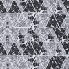Floral Triangles Digitally Printed on Stretch Neoprene/Scuba Knit | Mood Fabrics