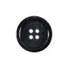 Dark Gray 4-Hole Plastic Button - 36L/22mm | Mood Fabrics