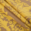 Mimosa and Tobacoo Brown Damask Cotton Print - Folded | Mood Fabrics