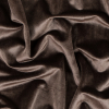 Chocolate Brown Polyester Velvet | Mood Fabrics