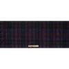 Patriot Blue and Beet Red Plaid Mohair Twill - Full | Mood Fabrics