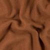 Adobe Brown Solid Boiled Wool | Mood Fabrics