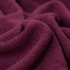 Amaranth Solid Boiled Wool - Detail | Mood Fabrics