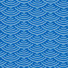 Brilliant Blue Geometric Printed Nylon Spandex - Detail | Mood Fabrics