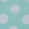 Mint Green Striped Polka Dots Printed on Nylon Spandex - Detail | Mood Fabrics