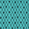 Black Bows and Netting Printed on a Turquoise Nylon Spandex | Mood Fabrics