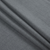 Italian Heathered Gray Stretch Wool Suiting - Folded | Mood Fabrics
