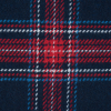 Italian Total Eclipse and Jester Red Plaid Wool Twill - Detail | Mood Fabrics
