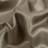 Gold Satin-Faced Twill with Brushed Beige Rayon Backing - Detail | Mood Fabrics