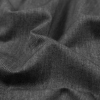 Black Brushed Herringbone Woven Dobby Jacquard - Detail | Mood Fabrics