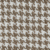 Butternut and Whisper White Houndstooth Raw Silk - Detail | Mood Fabrics