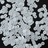 Bag of Silver Dull-Bright Loose Sequins - 6mm | Mood Fabrics