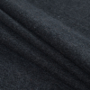 Black and Charcoal Felted Wool Coating - Folded | Mood Fabrics