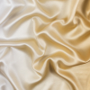 Gold and Beige Ombre Silk Charmeuse | Mood Fabrics