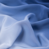 Blue and Ivory Ombre Silk Charmeuse - Detail | Mood Fabrics