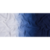 Blue and Ivory Ombre Silk Charmeuse - Full | Mood Fabrics