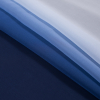 Blue and Ivory Ombre Silk Chiffon - Folded | Mood Fabrics