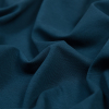 Deep Teal Stretch Knit Pique - Detail | Mood Fabrics