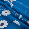 Famous NYC Designer Floral Border Printed Silk Crepe De Chine - Folded | Mood Fabrics