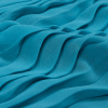 River Blue Accordion Pleated Chiffon - Detail | Mood Fabrics