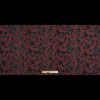 Famous NYC Designer Black and Red Hearts and Flowers Printed on a Silk Chiffon - Full | Mood Fabrics